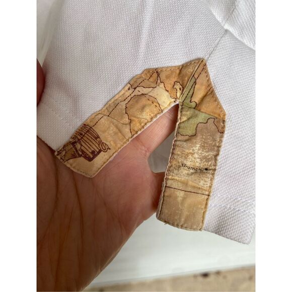 DONNAVVENTURA BY ALVIERO MARTINI 1A CLASSE White Polo Size Medium*, MSRP $191 - Picture 14 of 16